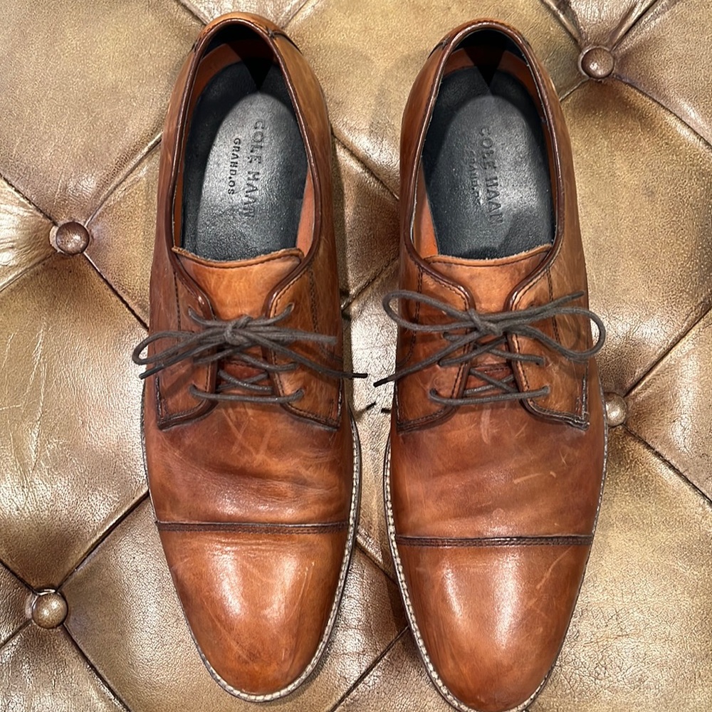 Cole Haan lace up leather shoes